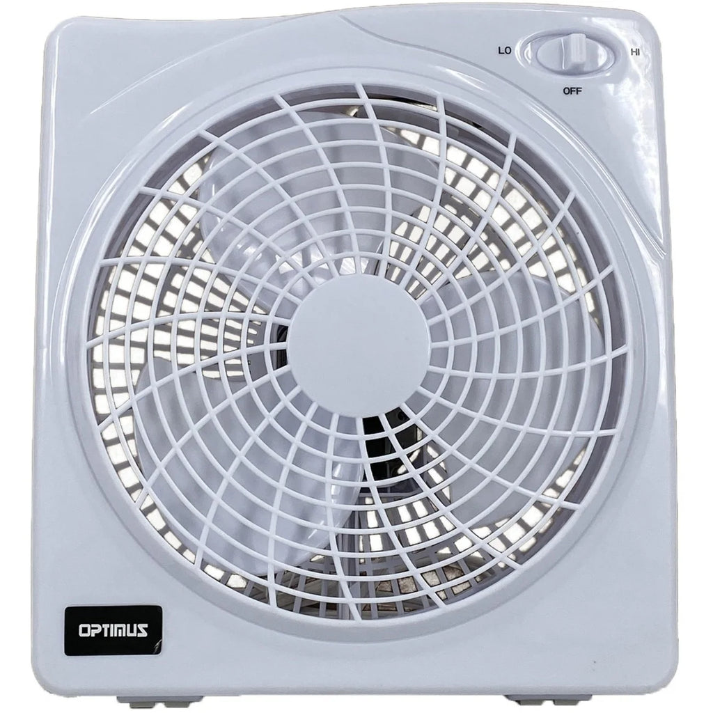 10" Electric Box Fan White T6297