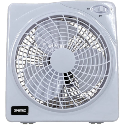 10" Electric Box Fan White T6297
