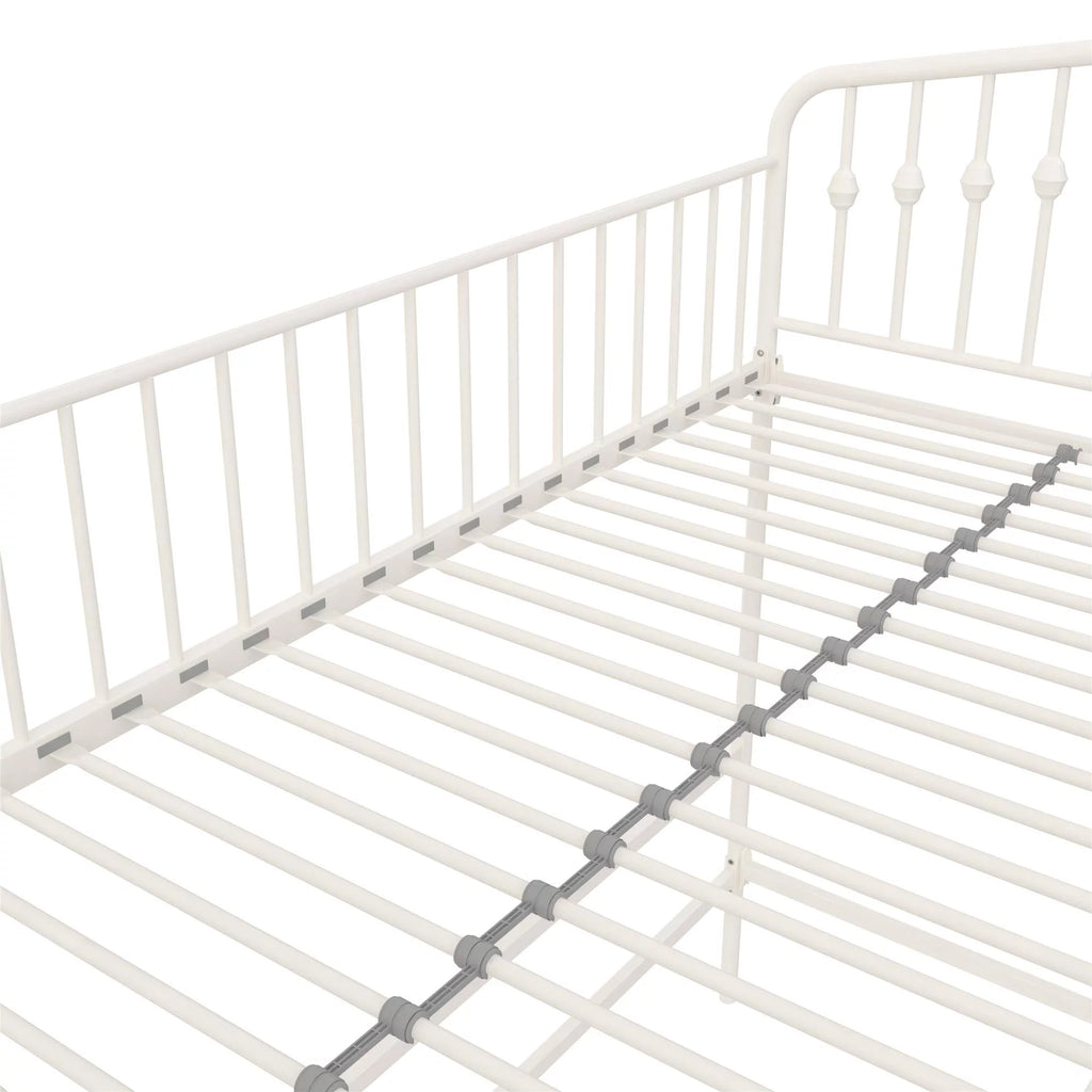Off White Metal Twin Loft Bed I14541