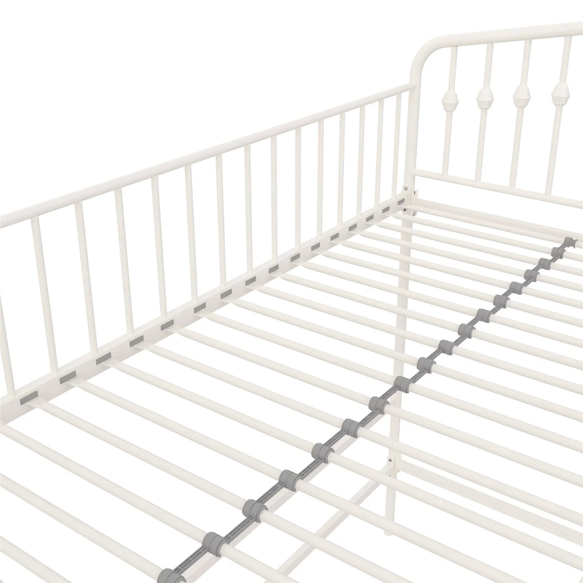 Off White Metal Twin Loft Bed I14541