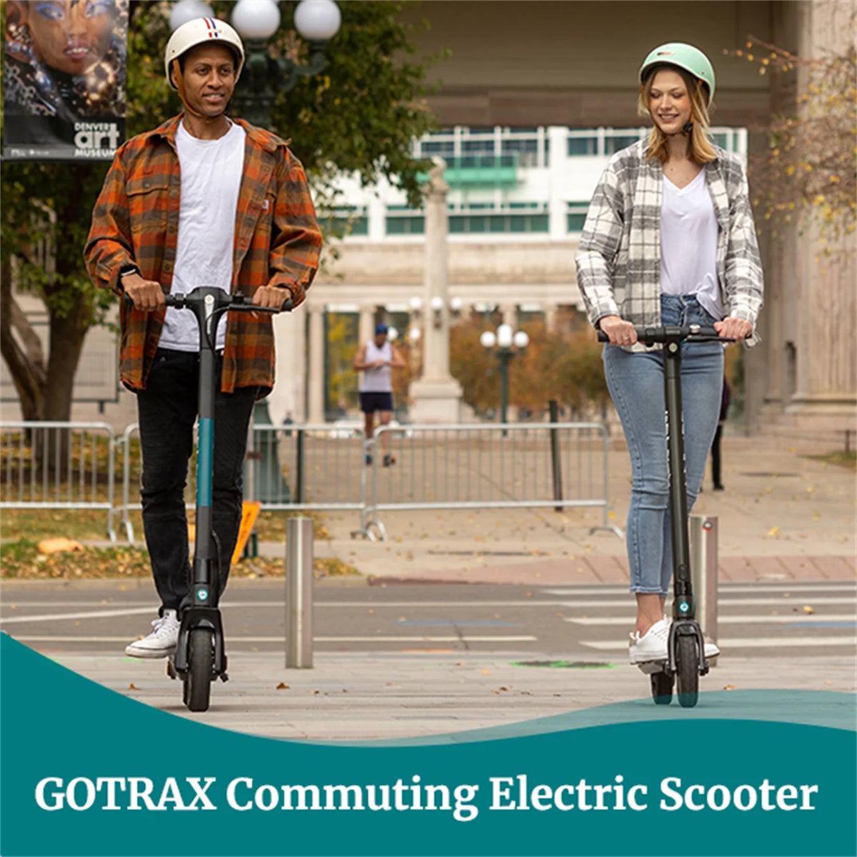 Gray 300W 10" Tire Foldable Electric Scooter Z748