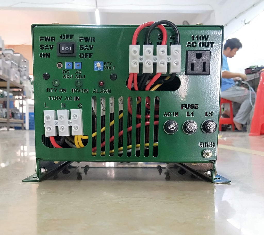 5000W Pure Sine Wave Power Inverter DC 12V to AC 110V and 220V 60Hz G608460