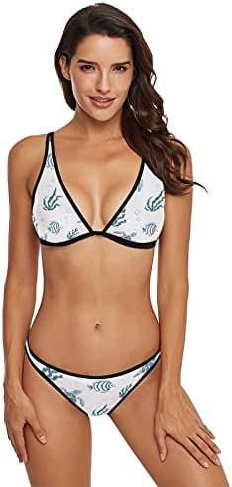 Two Piece Sea Turtle Bikini Swimsuits F9211