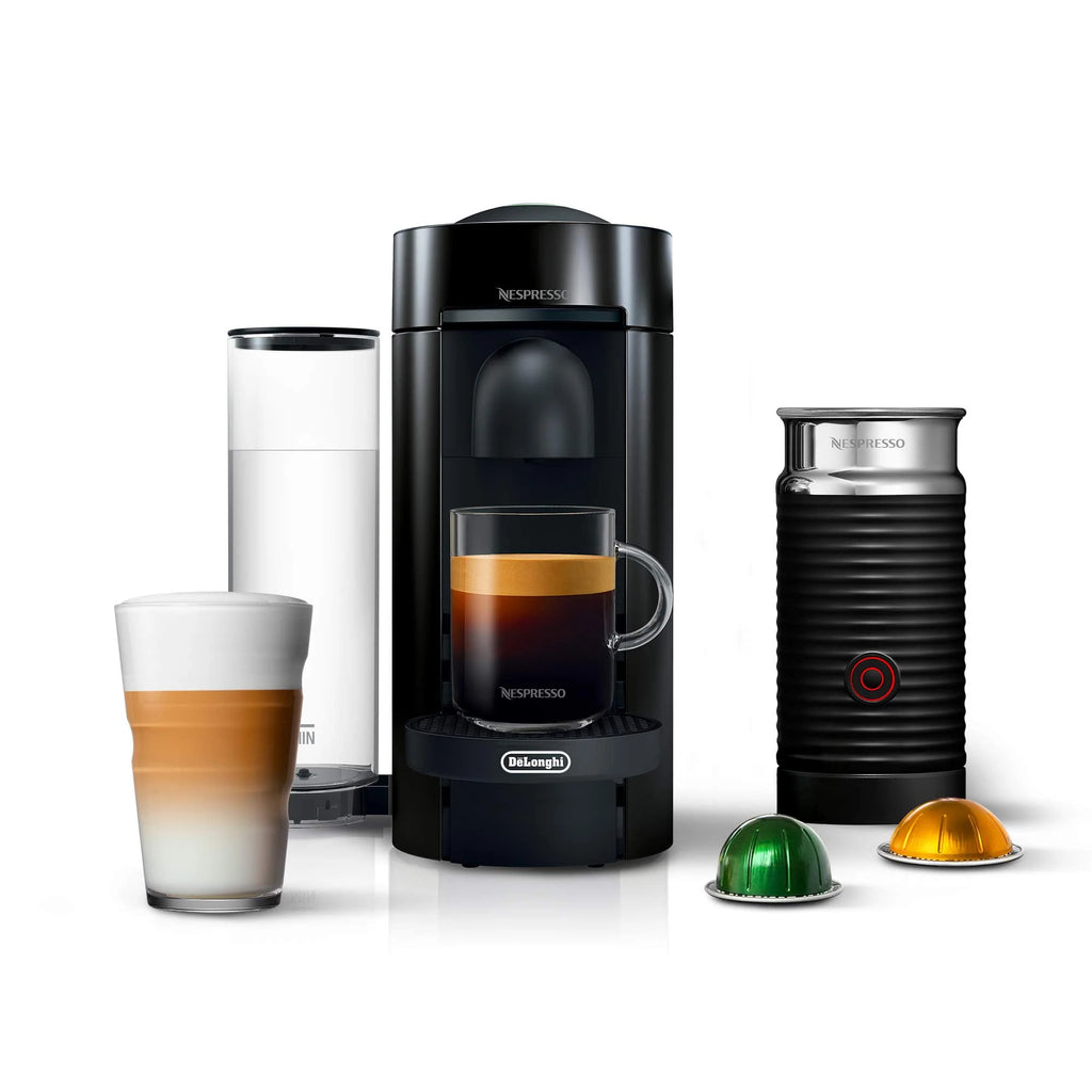 Ink Black Coffee and Espresso Machine with Milk Frother J919