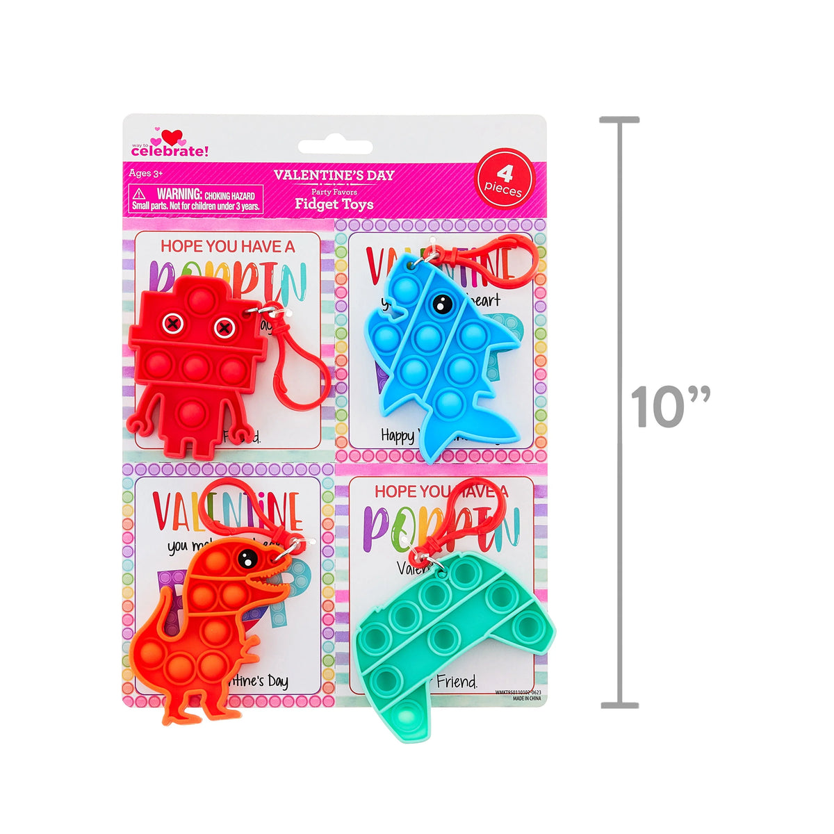 Fidget Toys Multi-color 4 Count K1635