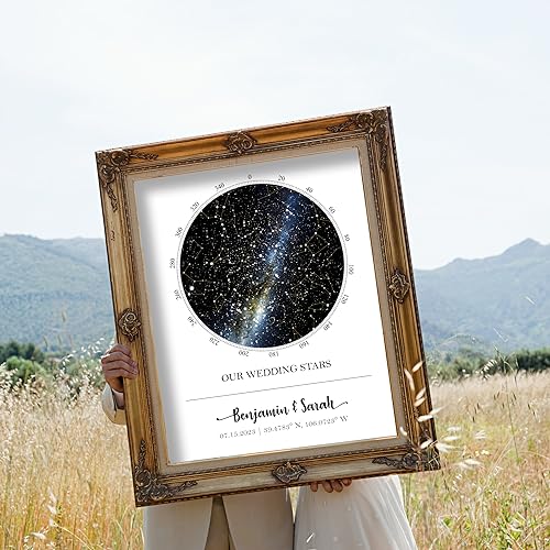 Custom Star Map Unframed Star Prints F811801