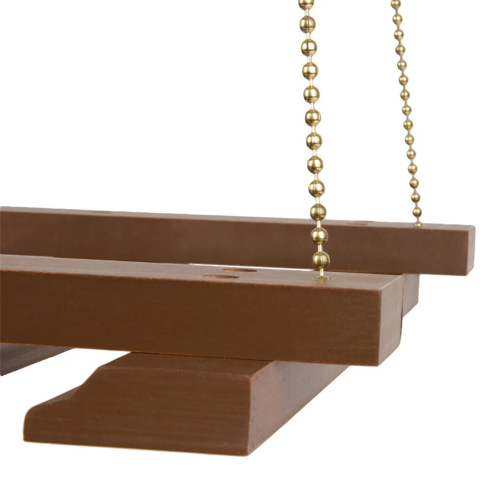 Walnut Glass Rack, 14 x 35 in. C94349