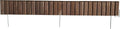 Brown Natural Lawn & Landscape Border Edging 8-Pack Q9933