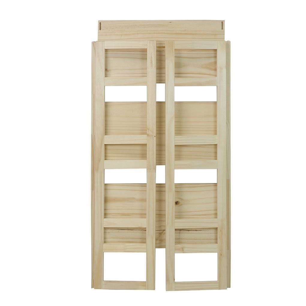 3-Shelf Folding Bookcase, Natural X784