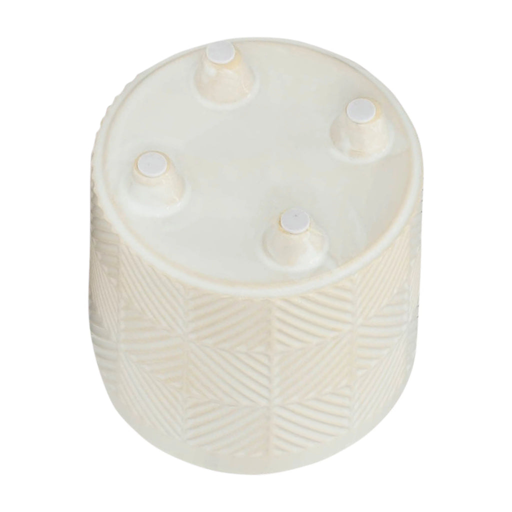 Set Of 2 8" Textured Ceramic Planters N25653