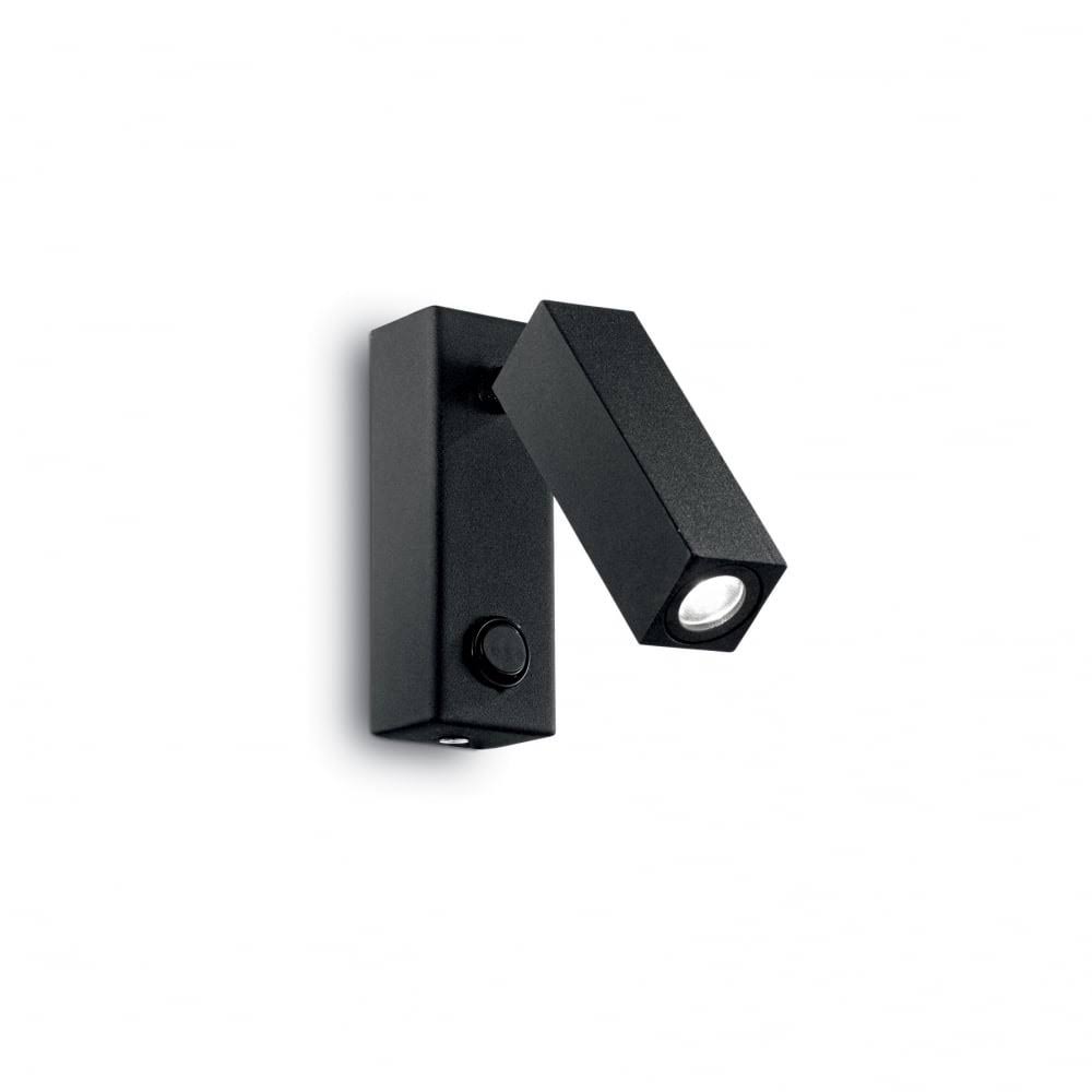 Black Square Wall Light J1338
