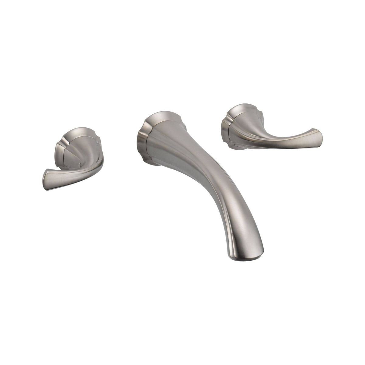 Chrome Two Handle Wall Mount Lavatory Faucet R751615