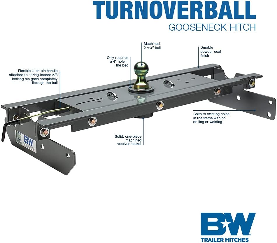 Turnoverball Gooseneck Hitch V4882