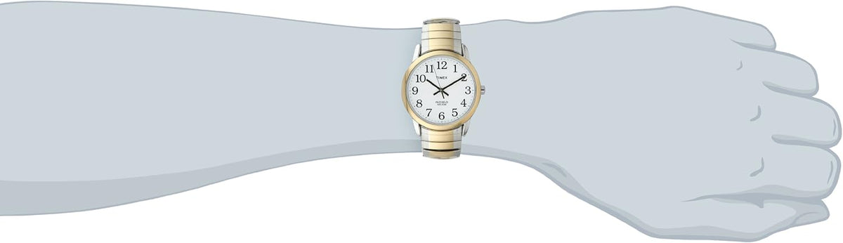 Two-Tone Stainless Steel Expansion Bracelet Watch A951