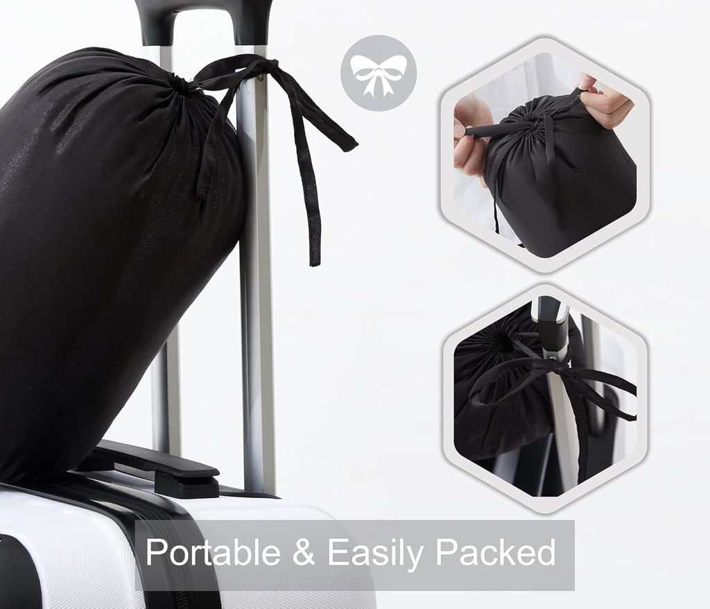 Black Cooling Satin Throw Blanket (90'' x 90'') N475967