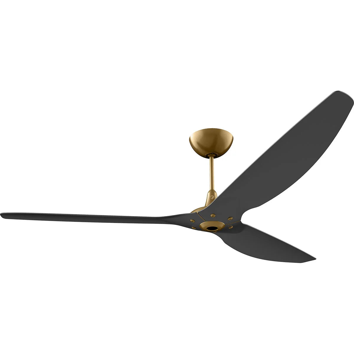 84 Ceiling Fan With Black Blades And Gold Finish R365259