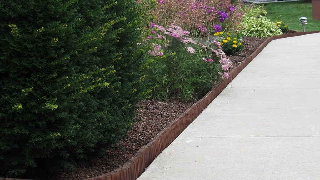 Brown Natural Lawn & Landscape Border Edging 8-Pack Q9933