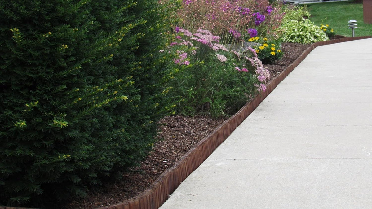 Brown Natural Lawn & Landscape Border Edging 8-Pack Q9933
