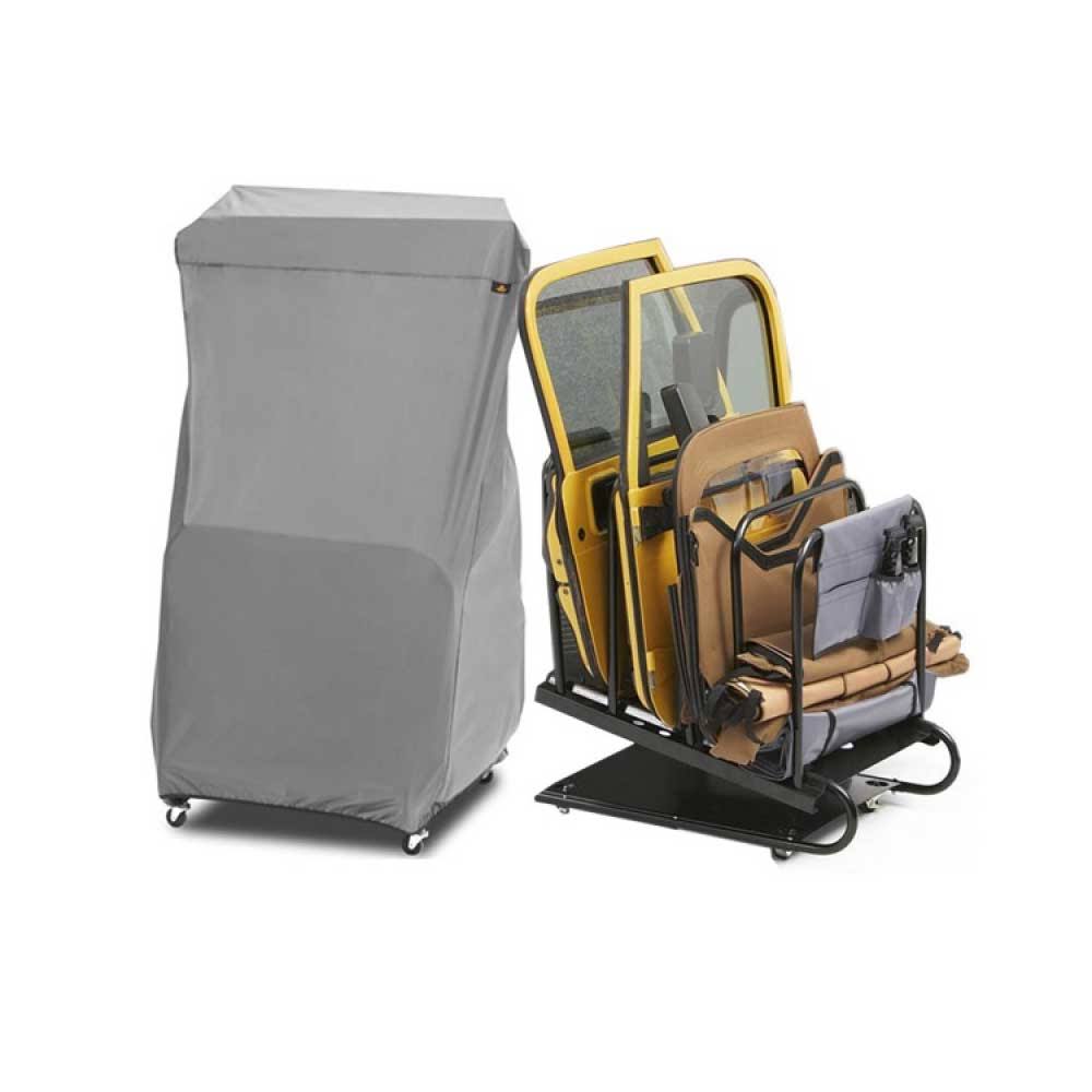 Storage Door Cart with Cart Cover J278223