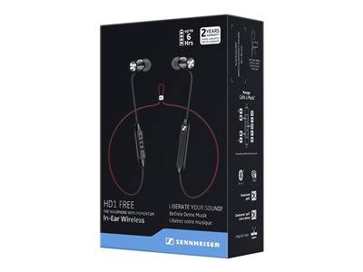 Black/Red Wireless In-Ear Headphones D3244