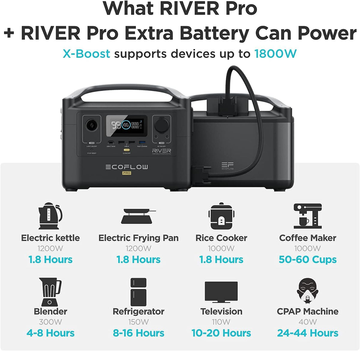 Portable Power Station 720Wh with Extra Battery Q79605