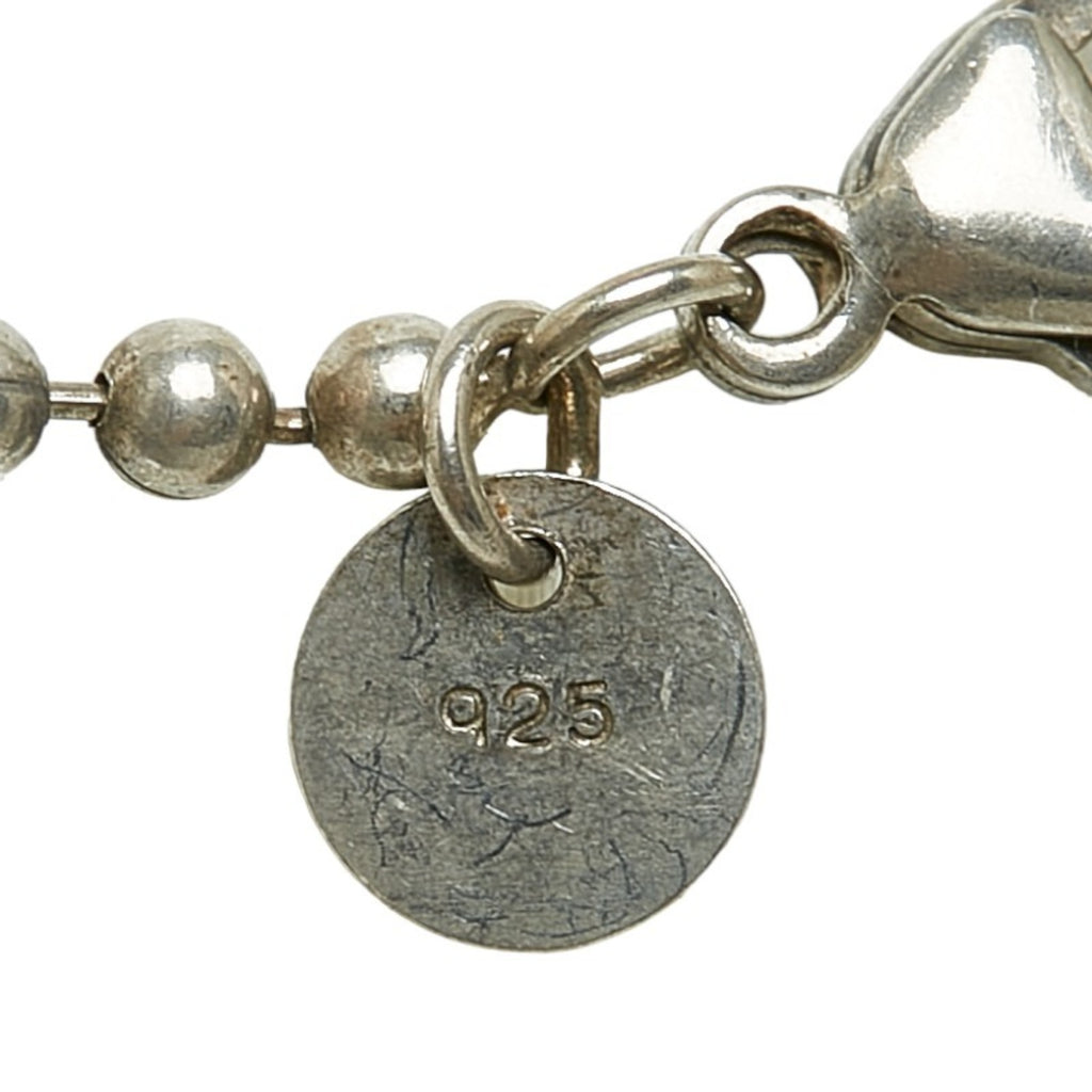 Oval Tag Necklace SV925 Silver B275