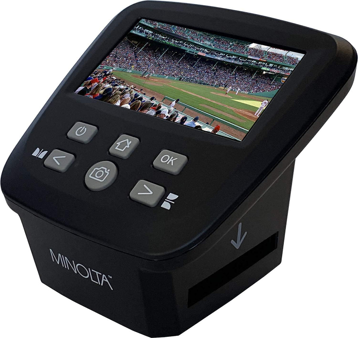 Film & Slide Scanner with 5 Screen, 22MP JPEG, 16GB SD Card (Black) K884756