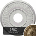 Berkshire Ceiling Medallion, Hand-Painted Brass A310128