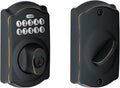 Keypad Deadbolt Electronic Keyless Entry Lock Bright Brass Q13807