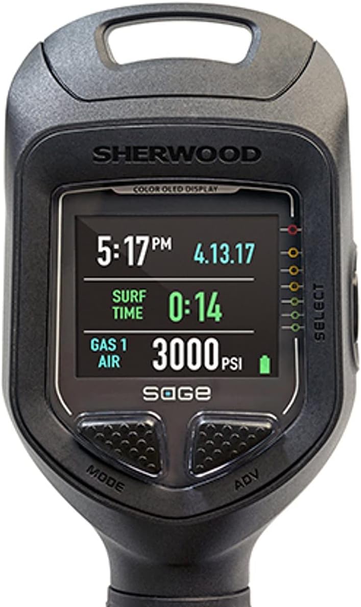 Scuba OLED Color Screen Air Integrated Dive Computer with Bluetooth Integration F522