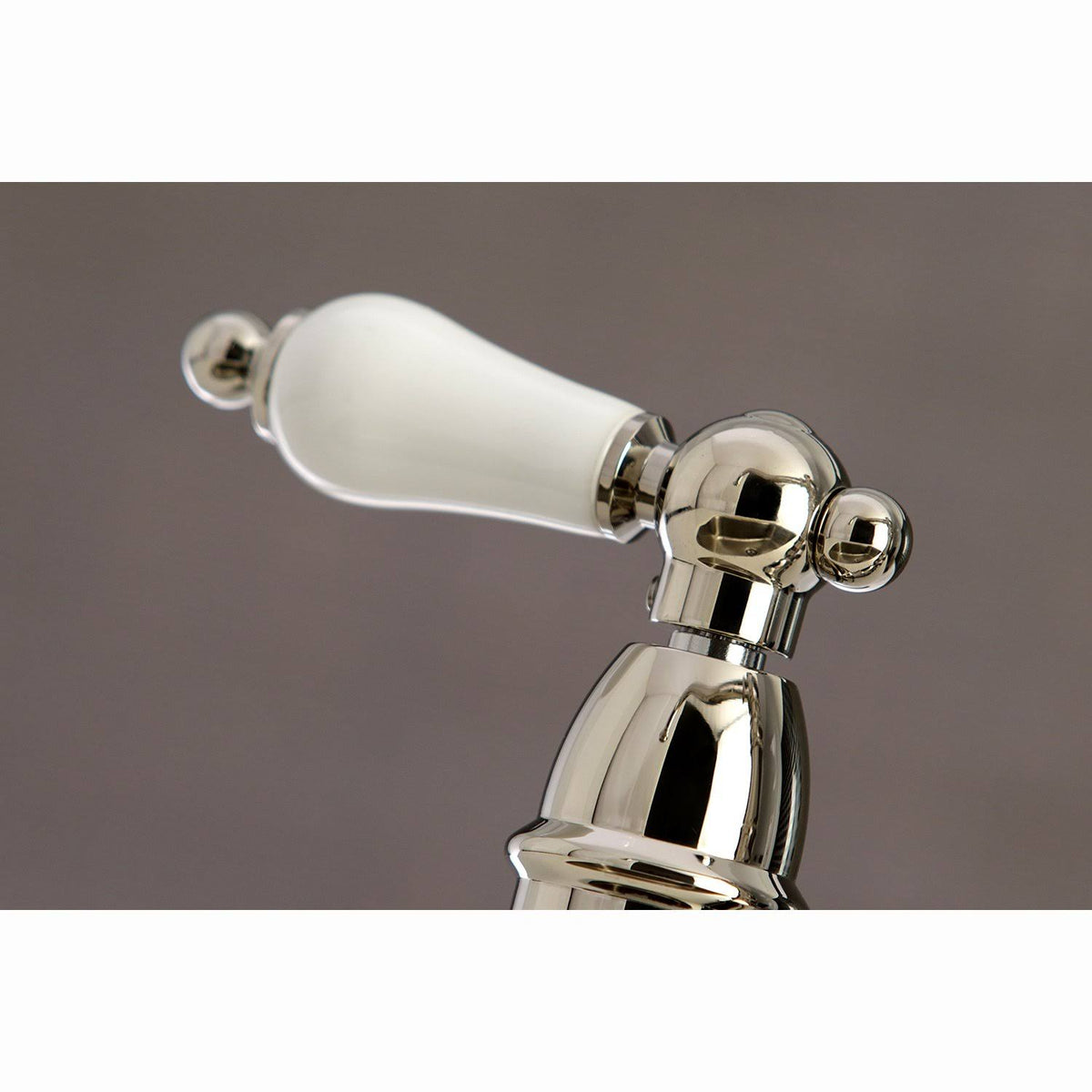 Brushed Nickel Bridge Kitchen Faucet with Sprayer N5741