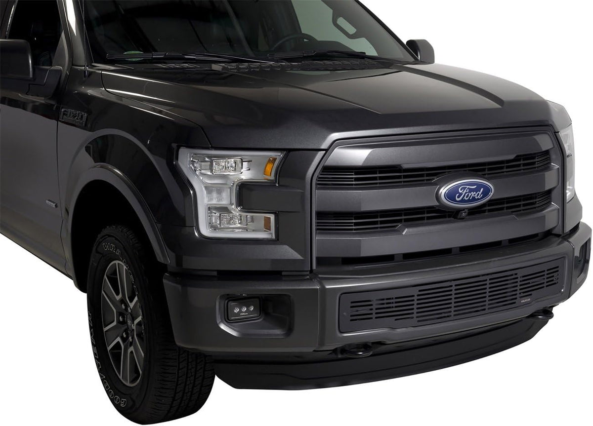 Black Stainless Steel Bar Style Bumper Grille L519
