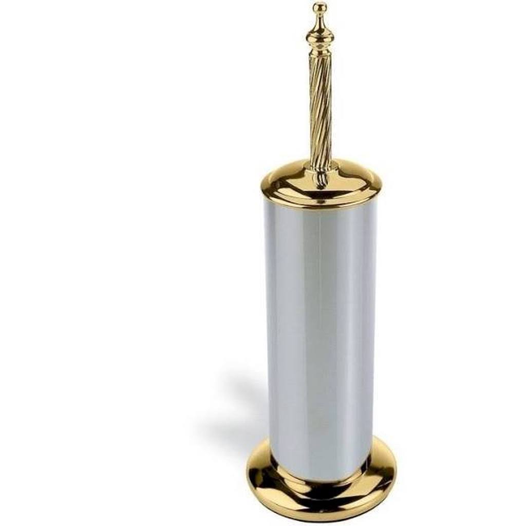 Gold Toilet Brush and Holder V496670