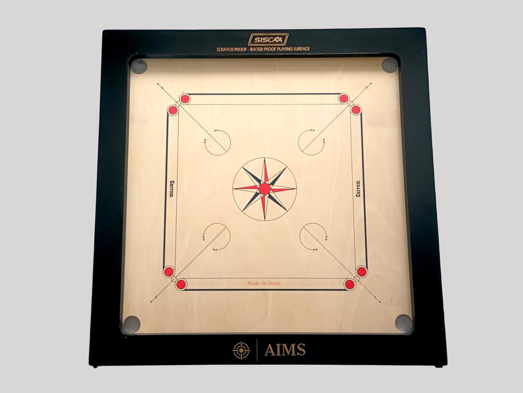Full Size Carrom Board with Striker and Coins R498178