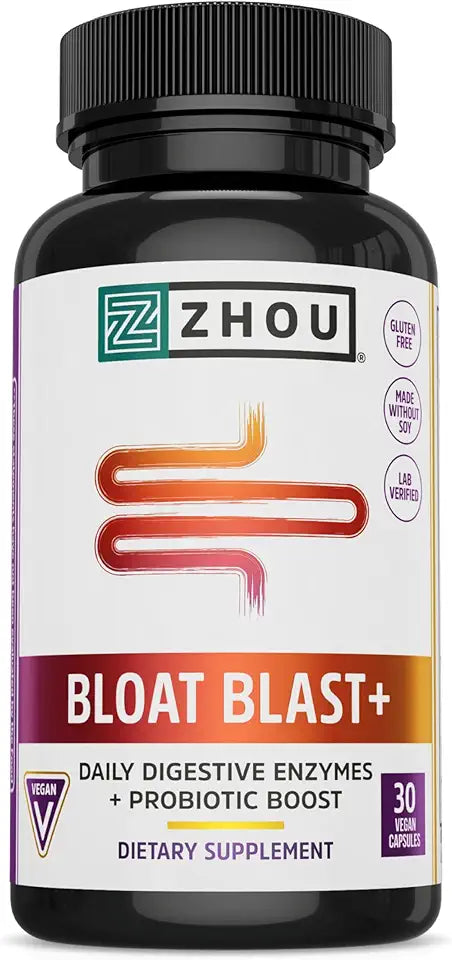 Vegan Non-GMO Digestive Enzymes with Probiotics K6354