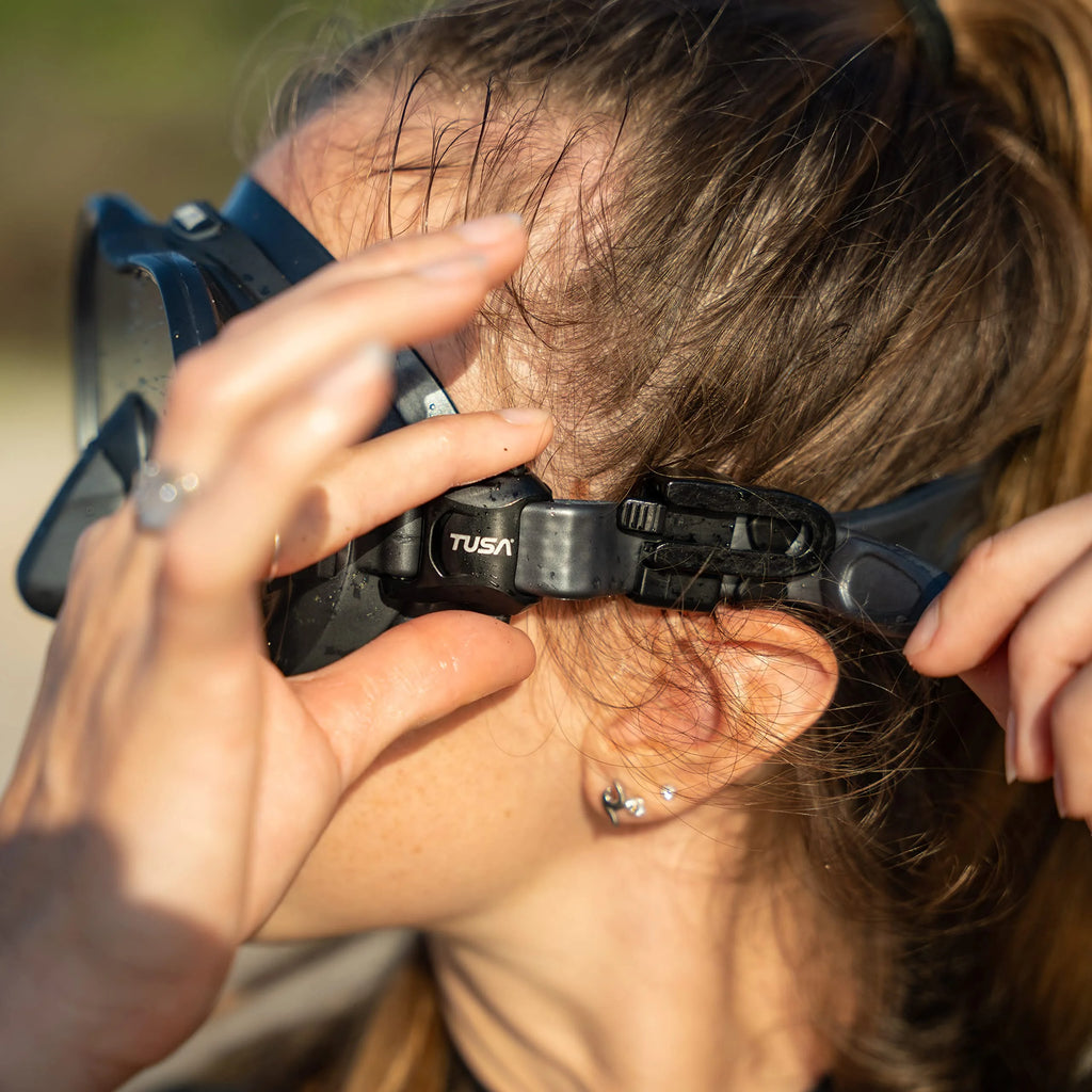 Gunmetal Scuba Diving Mask N83376
