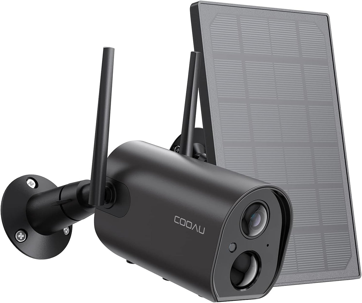 Outdoor 1080P Wireless Solar Powered Security Camera with Rechargeable Battery B665