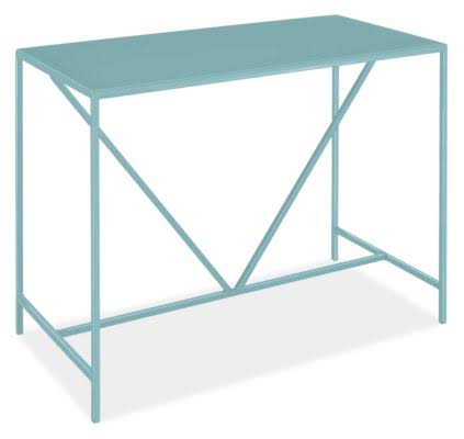 Ocean Blue Slim Patio Bar Table P988785