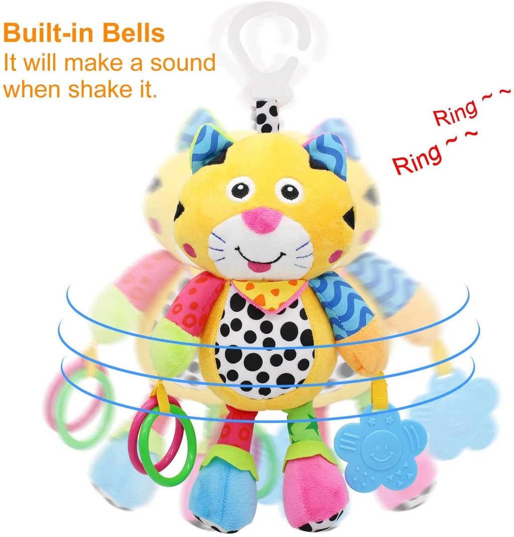 Tiger Baby Car Seat Toys with 24 Music and Teether Y108