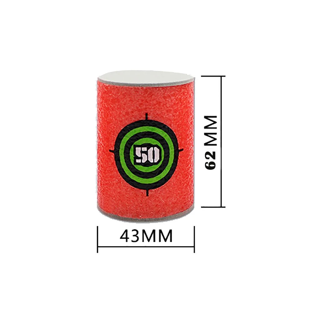 18x EVA Soft Bullet Target Dart Toy A213