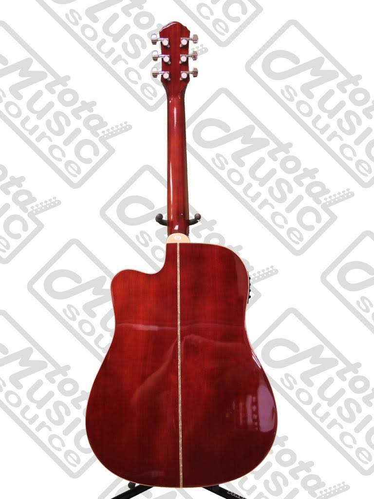 Flame Black Cherry Acoustic-Electric Guitar E586951