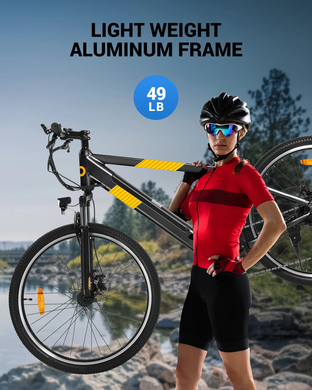 350W 26 Electric Mountain Bike with Removable Battery V402