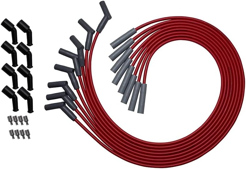 Red LSx Spark Plug Wire Set Pack of 2 A222