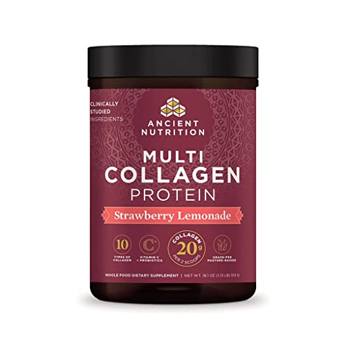 Collagen Protein Powder Strawberry Lemonade 45 Servings 18.1oz S848
