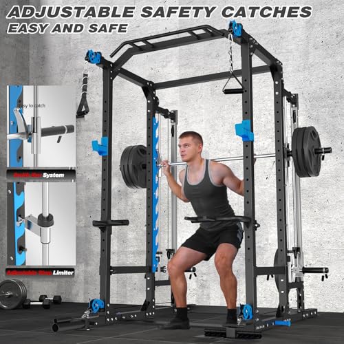 Power Cage with Cable Crossover and LAT-Pull Down System O8289