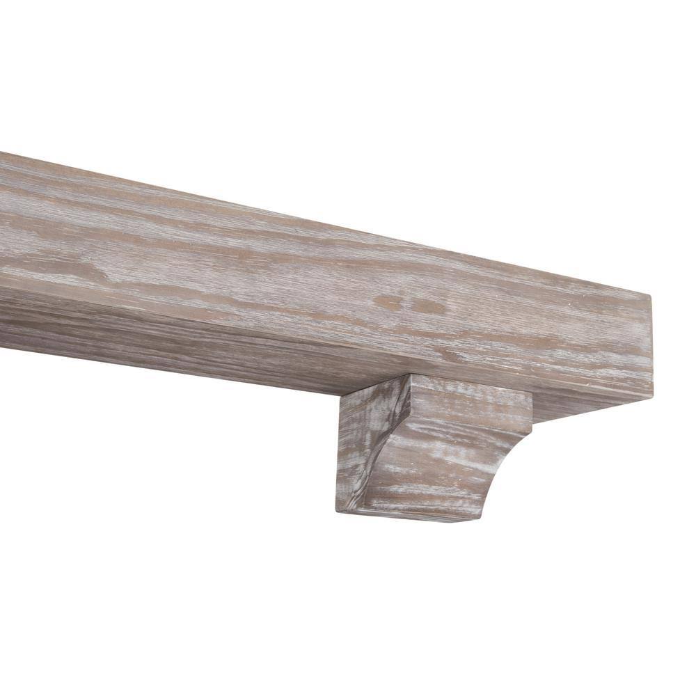 72x22 Farmhouse Mantel Shelf W85165