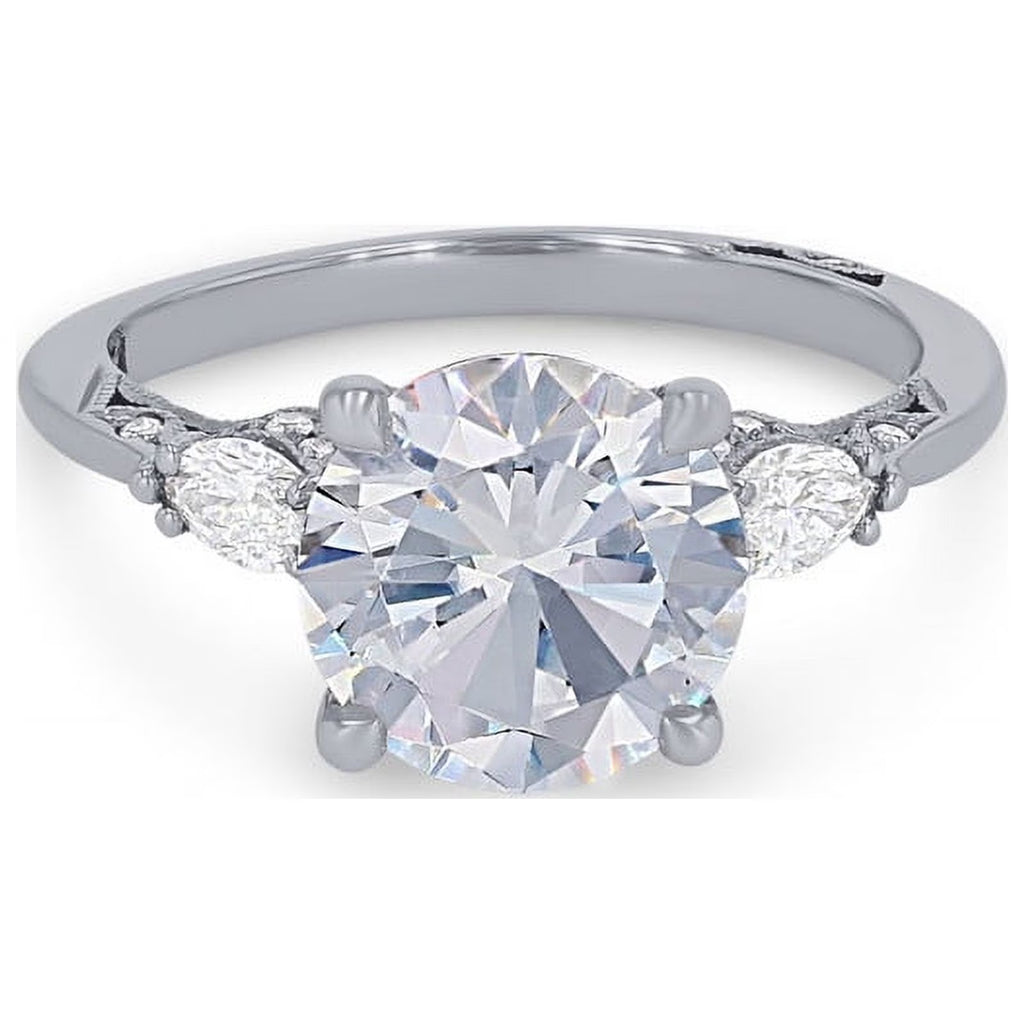 14K White Gold Solitaire Diamond Ring Z138