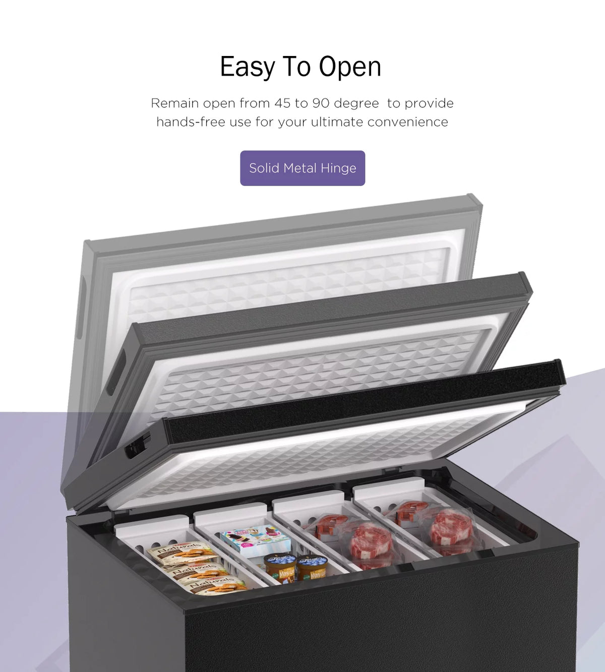 7.0 Cu ft Chest Freezer with Adjustable Temperature Controls G996923