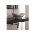 White Oval Vessel Bathroom Sink C619101