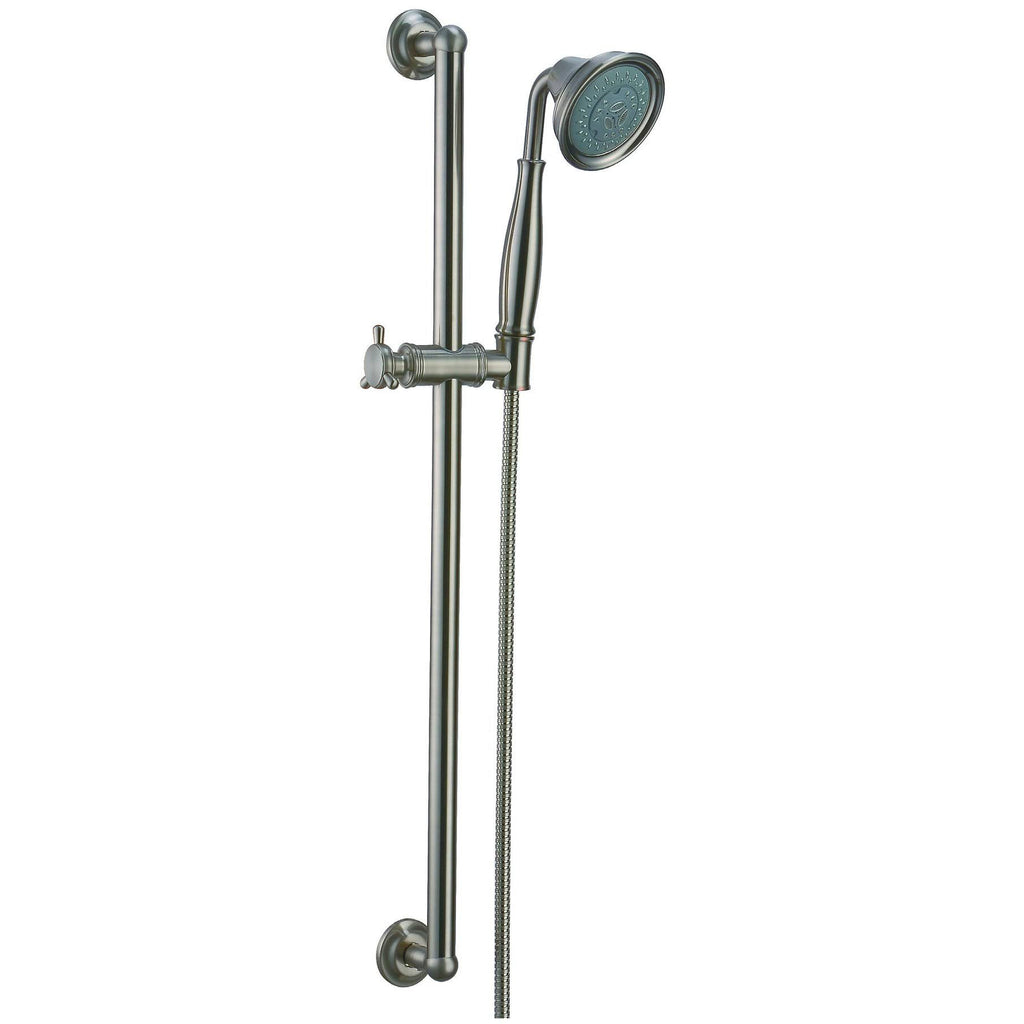 Brushed Nickel Multifunction Handshower with Slide Bar F82830